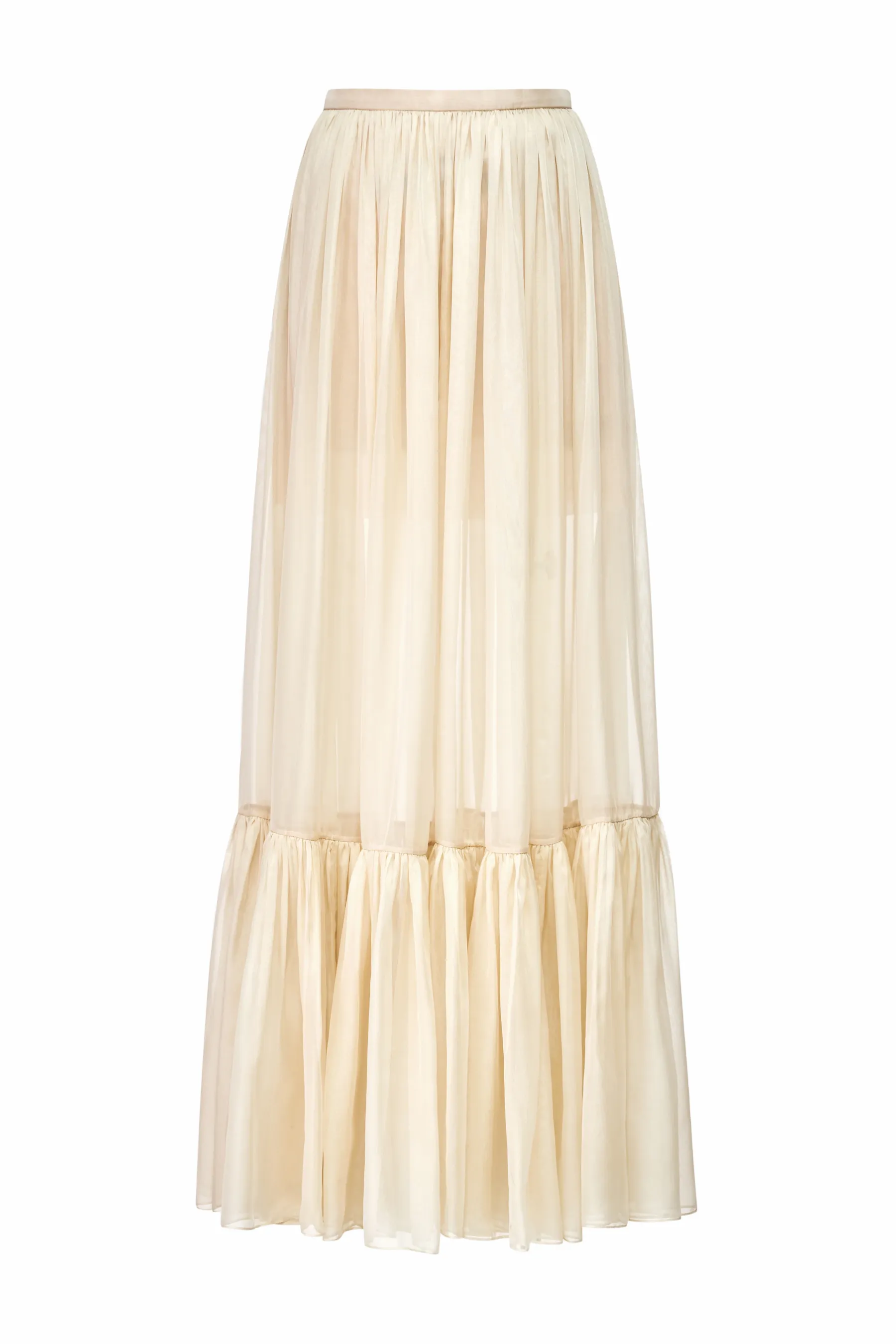Sylvie A-line Shirring Skirt