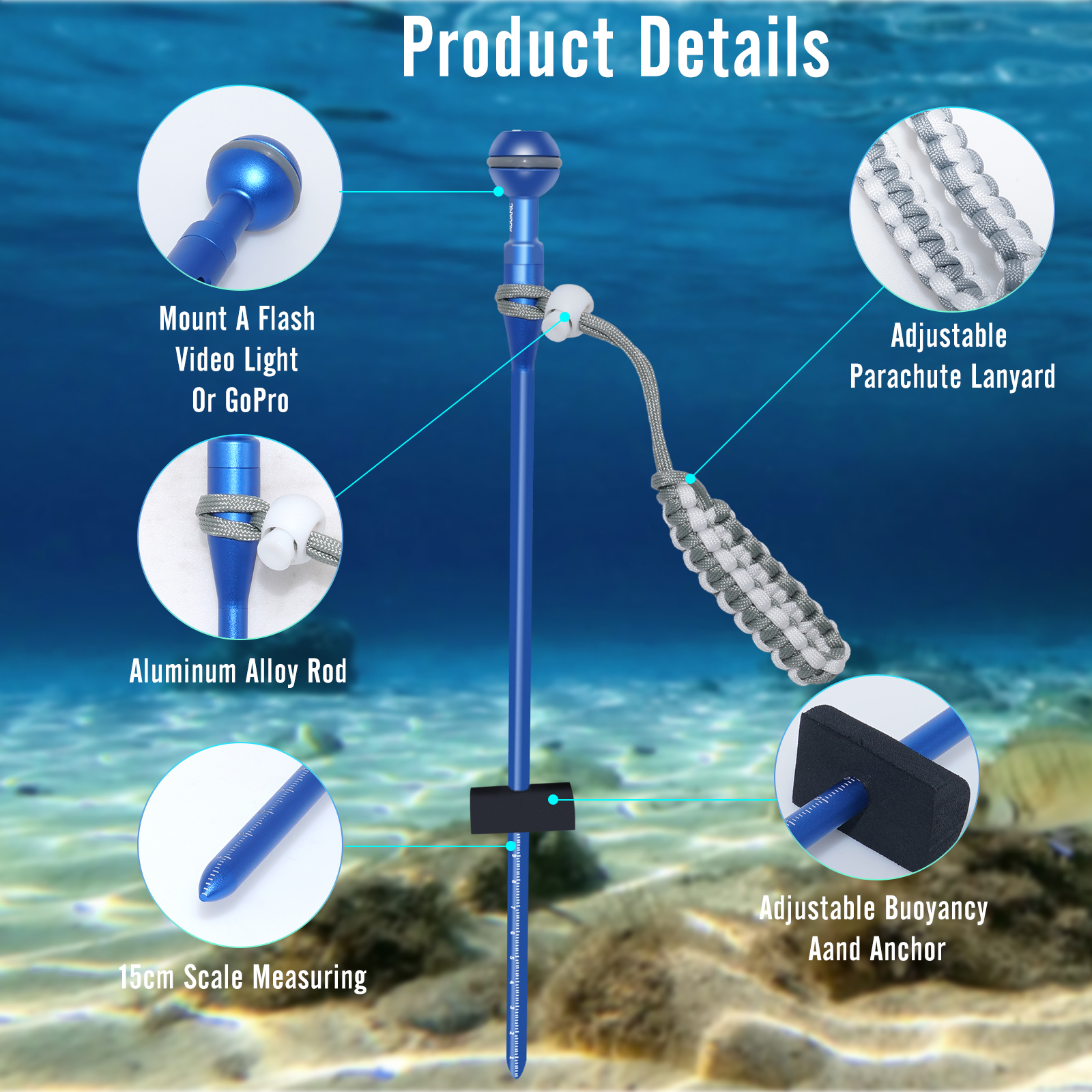 Aquanic SX20 Dive Pointer Lighting Stick -nitescuba