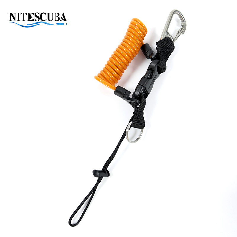 316 Anti-lost Spiral Spring Coil Camera Lanyard Clip Buckle