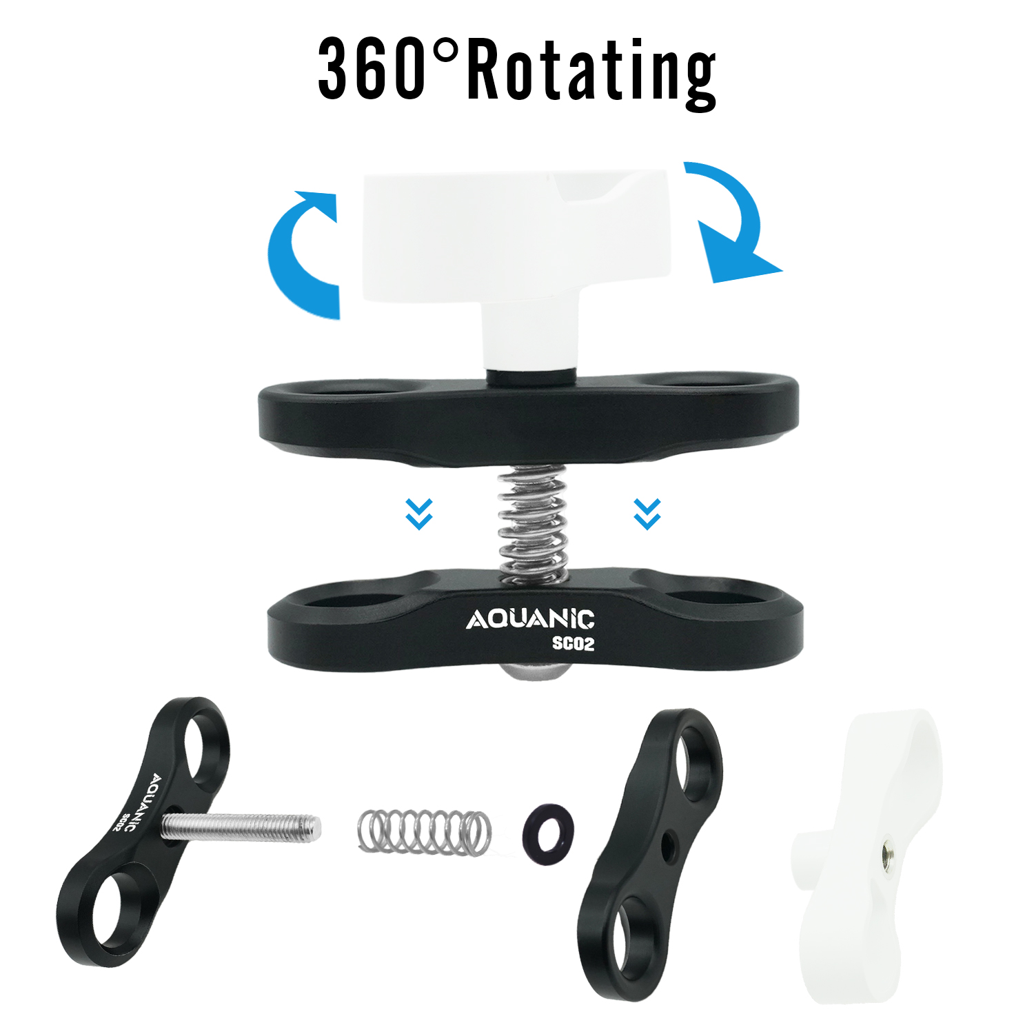 SC02 Aluminum Standard spherical Clamp