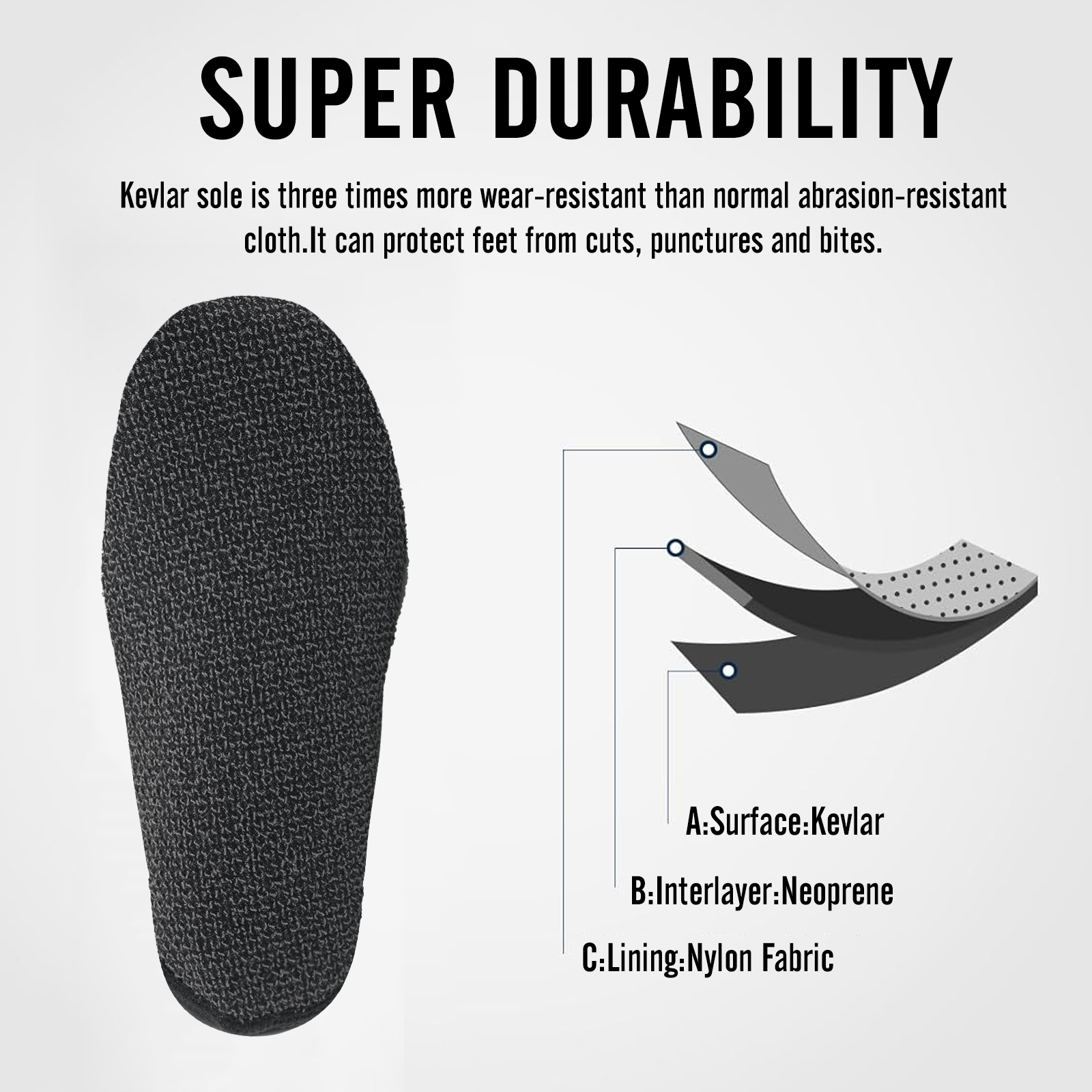 Aquanic Kevlar Diving Socks