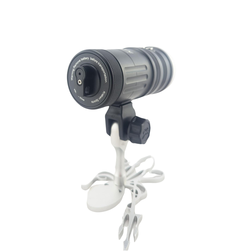 Kraken Hydra-6000-WRGBU multifunctional diving flashlight with multi-color UV light