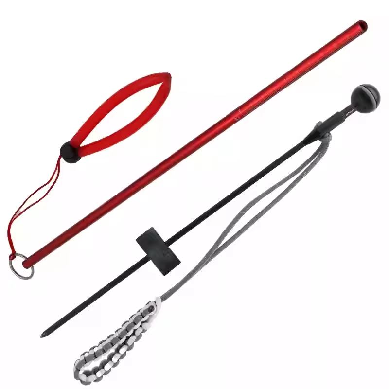 NiteScuba 15-inch aluminum diving rod, equipped with scales, can be used for observing aquatic creatures
