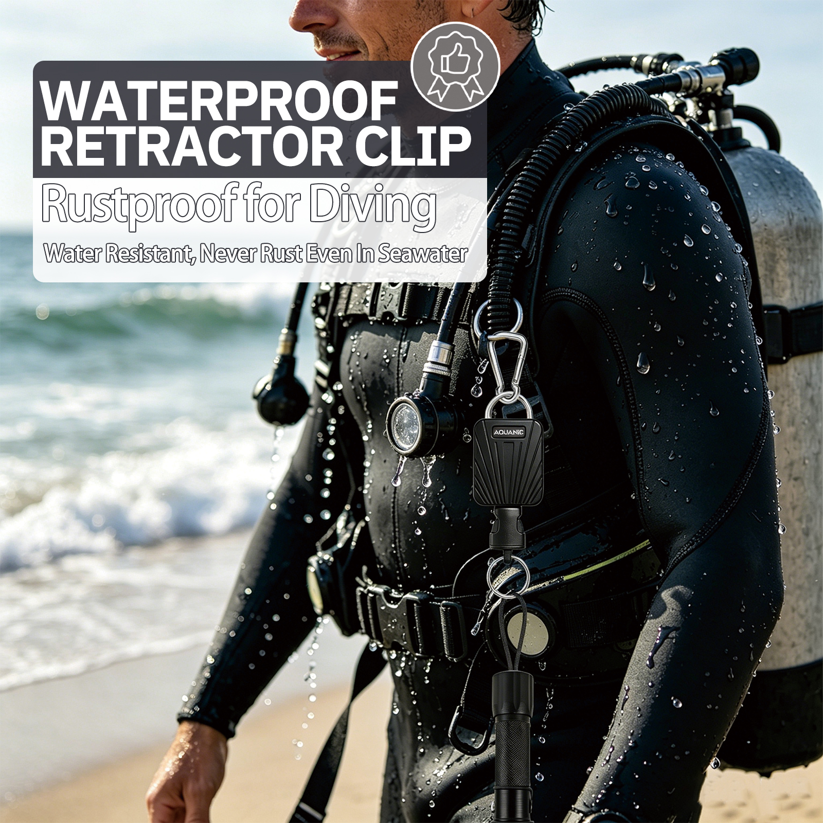 Scuba Retractable Lanyard Action Camera Accessories