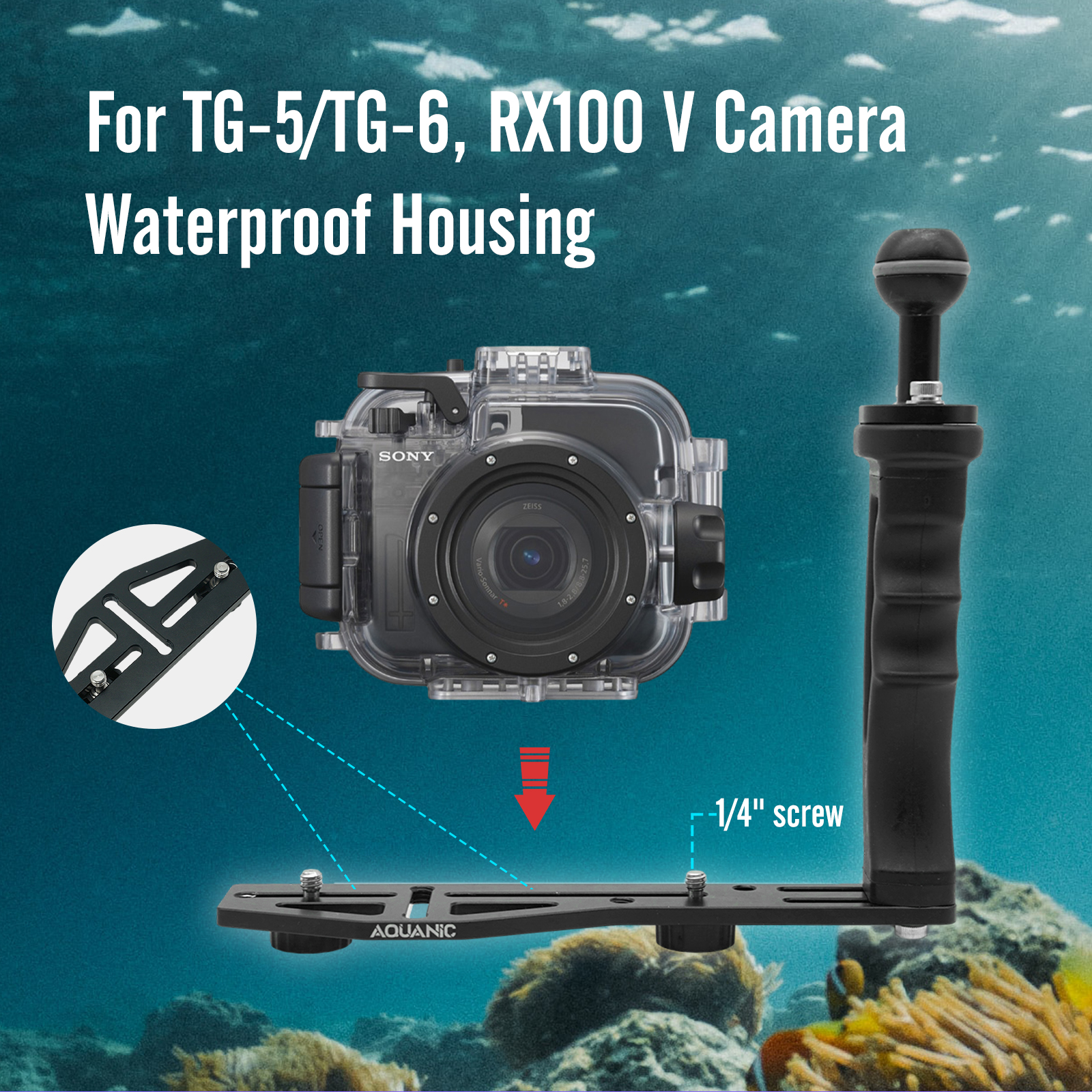 Aquanic AS060 portable diving photography stands