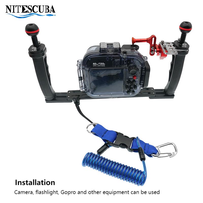 316 Anti-lost Spiral Spring Coil Camera Lanyard Clip Buckle