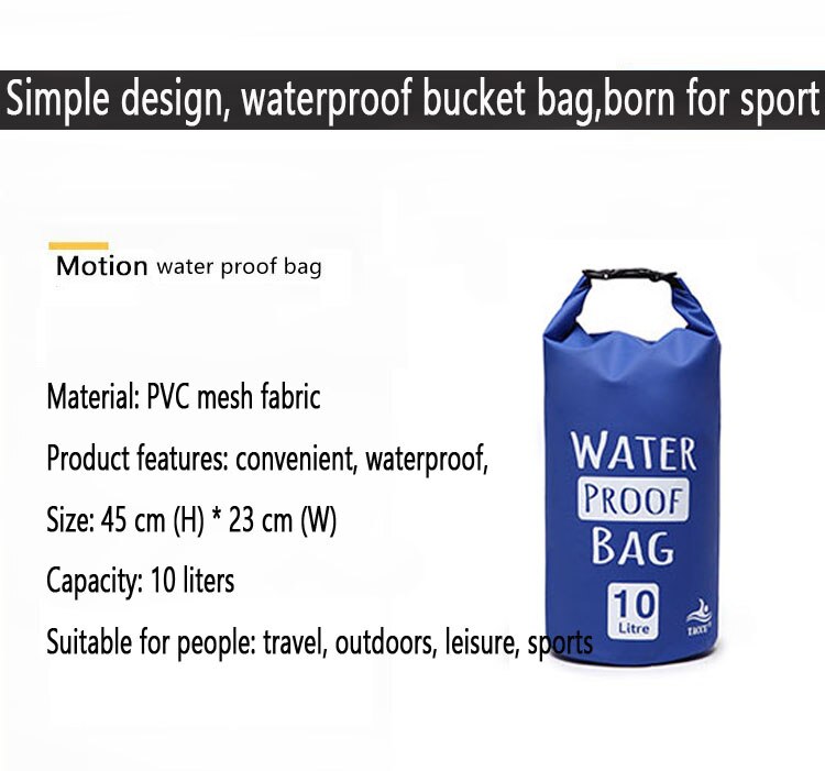 PVC Outdoor Storage Waterproof Dry Bag-nitescuba