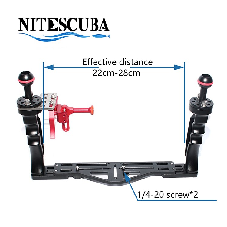 Nitescuba Diving Photography Marco Combo Kit 1000 Lumen Ring Light  Close Up Lens Camera Tray  Bracket Sony Rx-100 Tg6 Housing-nitescuba