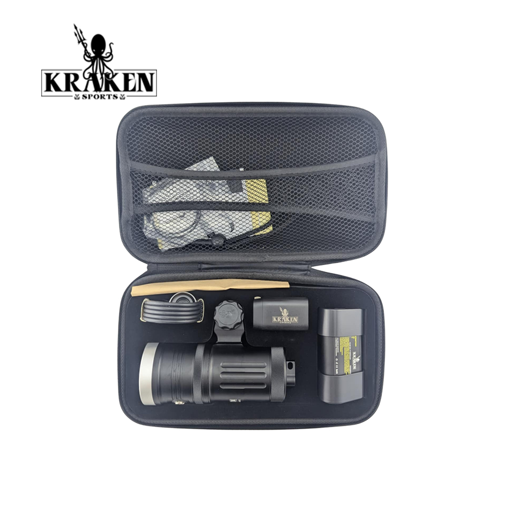 Kraken Hydra 8000 V2 diving light remote control support-nitescuba