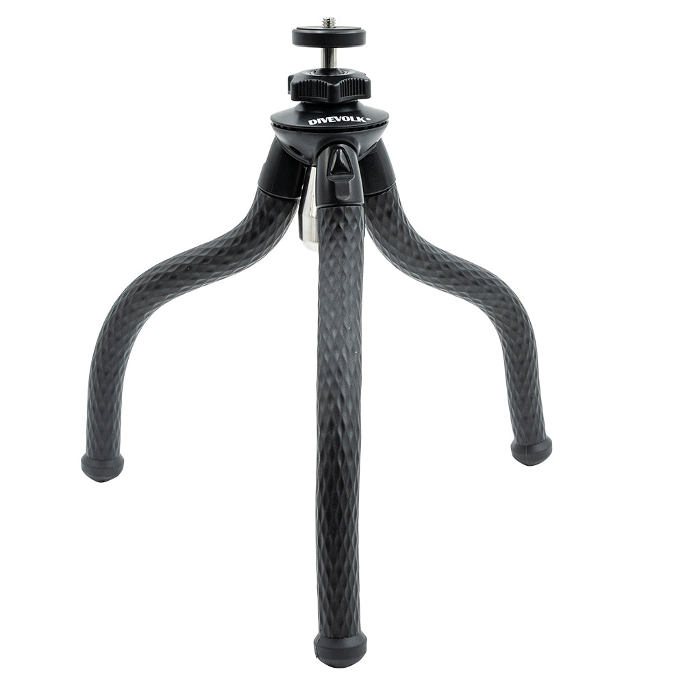 Underwater flexible tripod suitable for diving phone cases and compact cameras