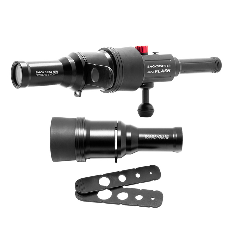 Backscatter Mini Flash 2 Underwater Compact Strobe Mf-2 Snoot Macro Photography Flashlight