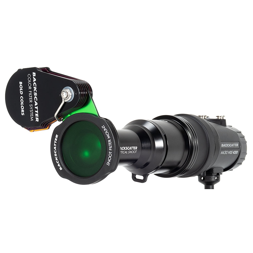 Backscatter Color Filter System Full Bundle for Mini Flash, Macro Wide 4300 Light & OS-1 Optical Snoot