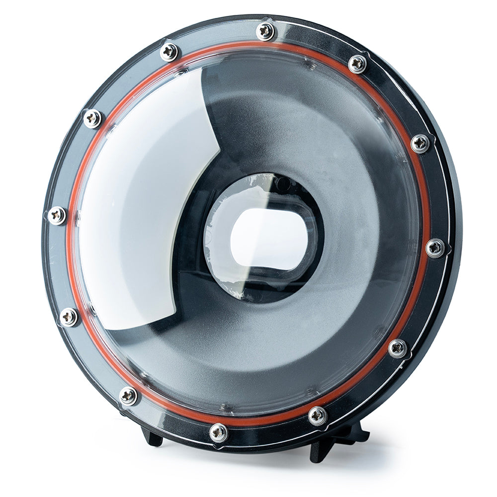 DIVEVOLK Dome Lens, Can capture a semi water surface effect