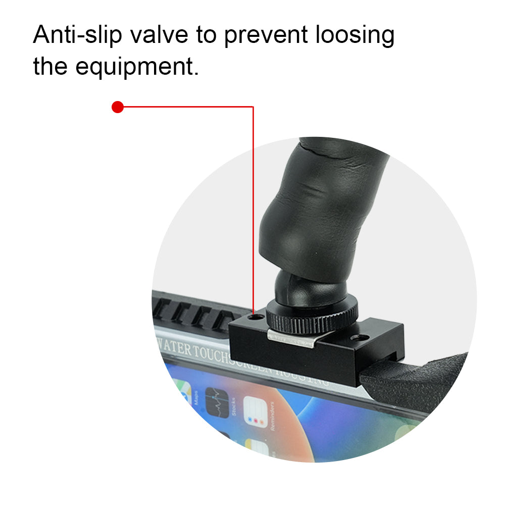 cold shoe flexible arm with 1-inch ball head-nitescuba