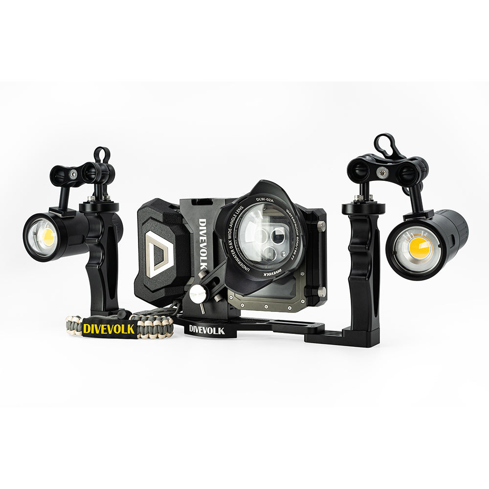 Seatouch 4 Max Plus Expansion Clamp with 67mm adapters arm suitable for divevolk lens and filter