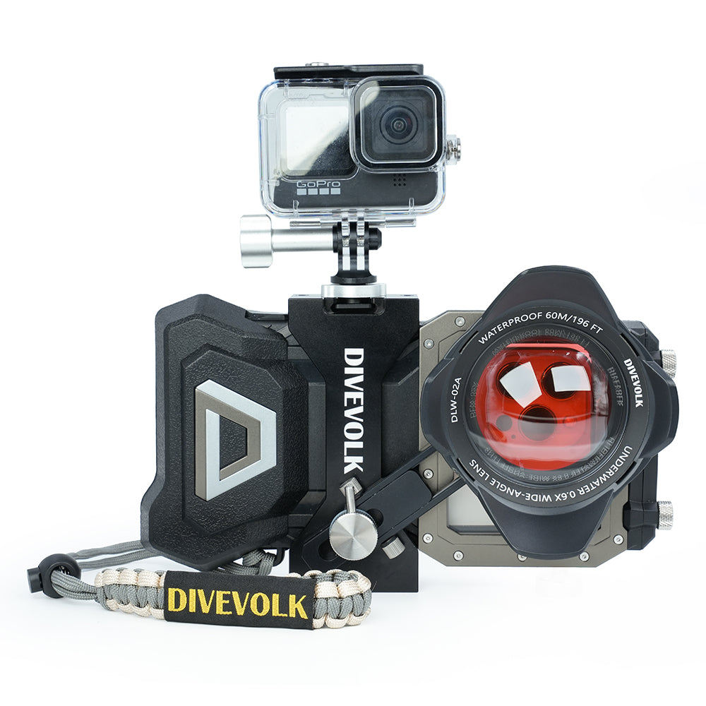 Seatouch 4 Max Plus Expansion Clamp with 67mm adapters arm suitable for divevolk lens and filter