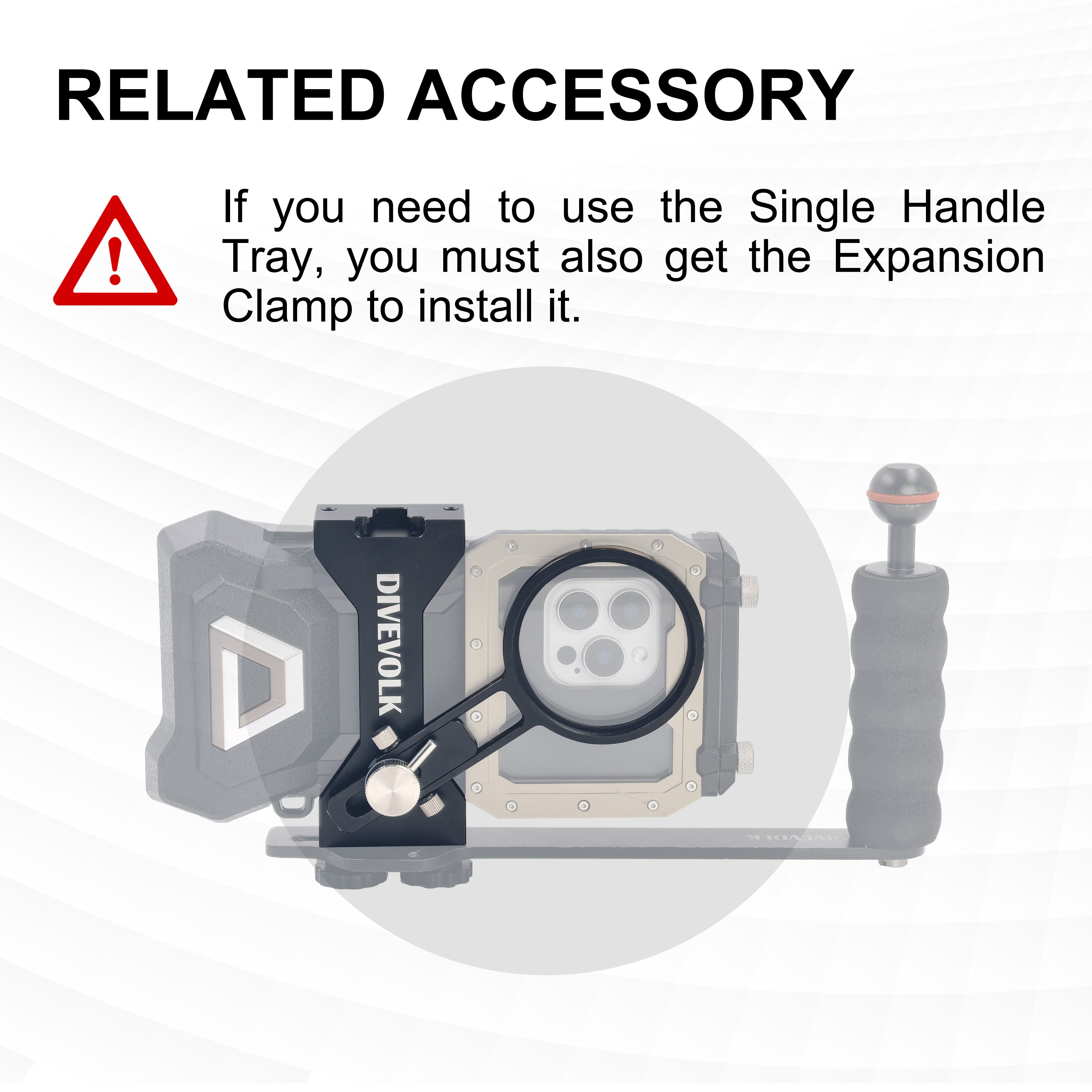 Divevolk Single Handle Tray