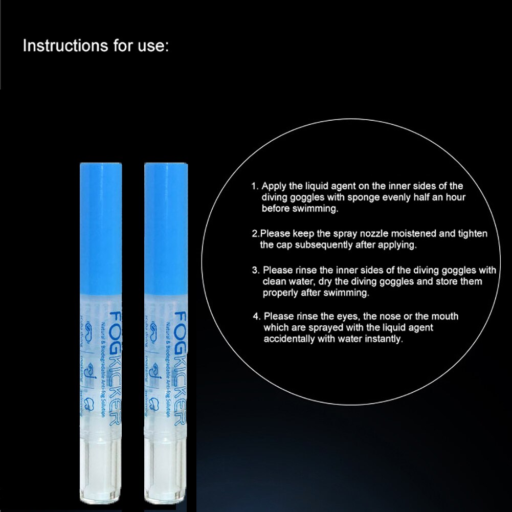 Diving mask defogger-nitescuba