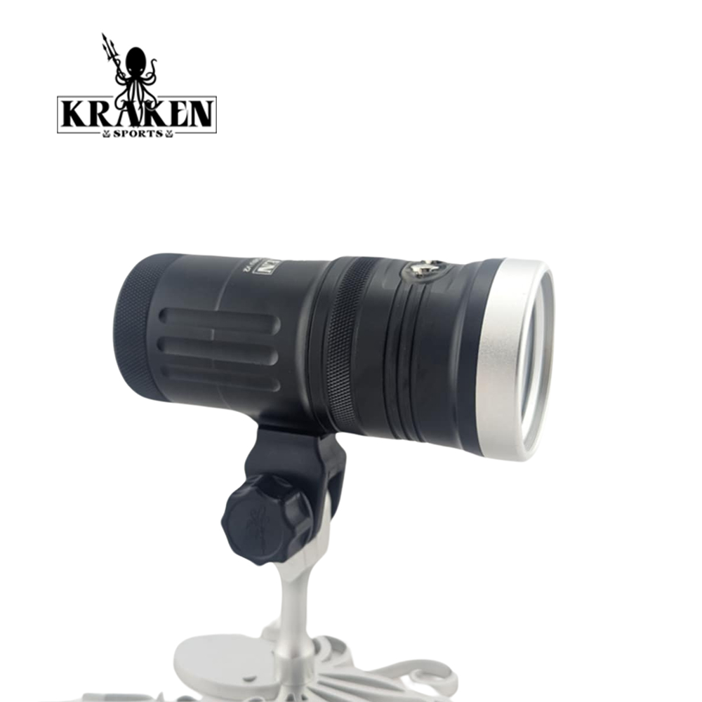 Kraken Hydra 8000 V2 diving light remote control support-nitescuba