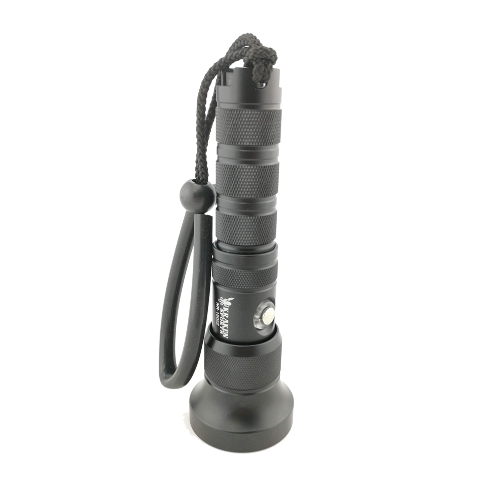 Kraken NR1500 Zoom Fill light multi-power adjustable portable waterproof flashlight-nitescuba