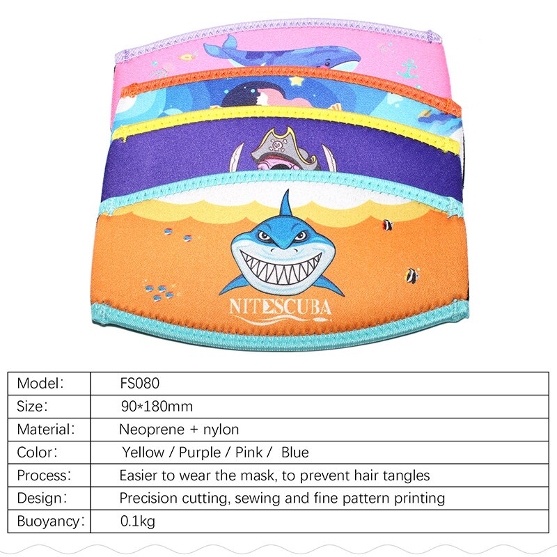 Neoprene Diving Mask Strap-nitescuba