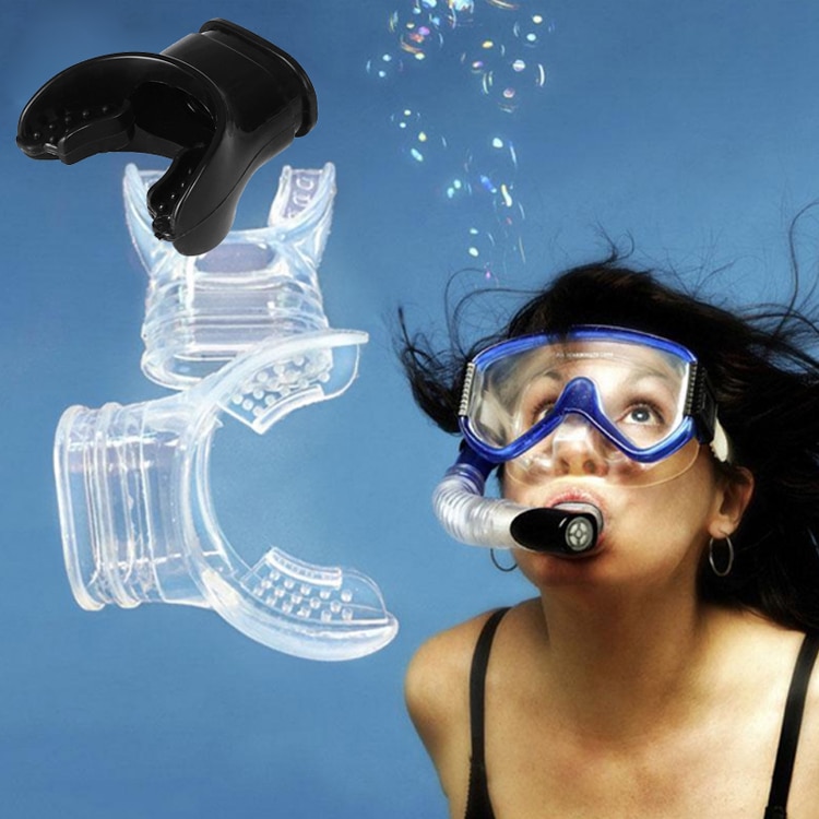 High Quality Safe Silicone Detachable Snorkel Mouthpieces-nitescuba