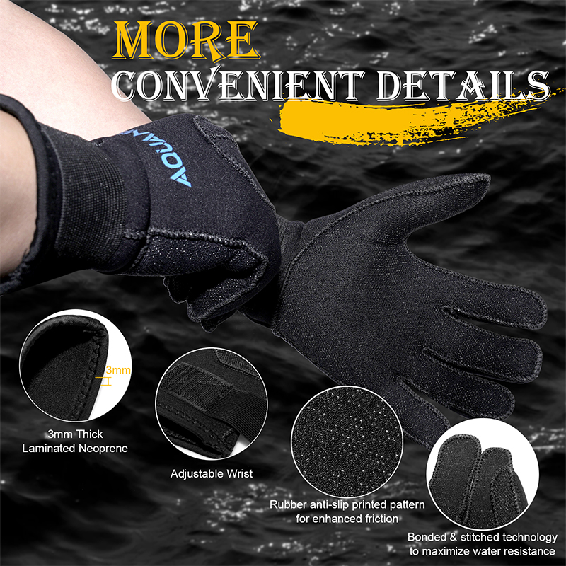 NiteScuba 3mm Neoprene Diving Gloves