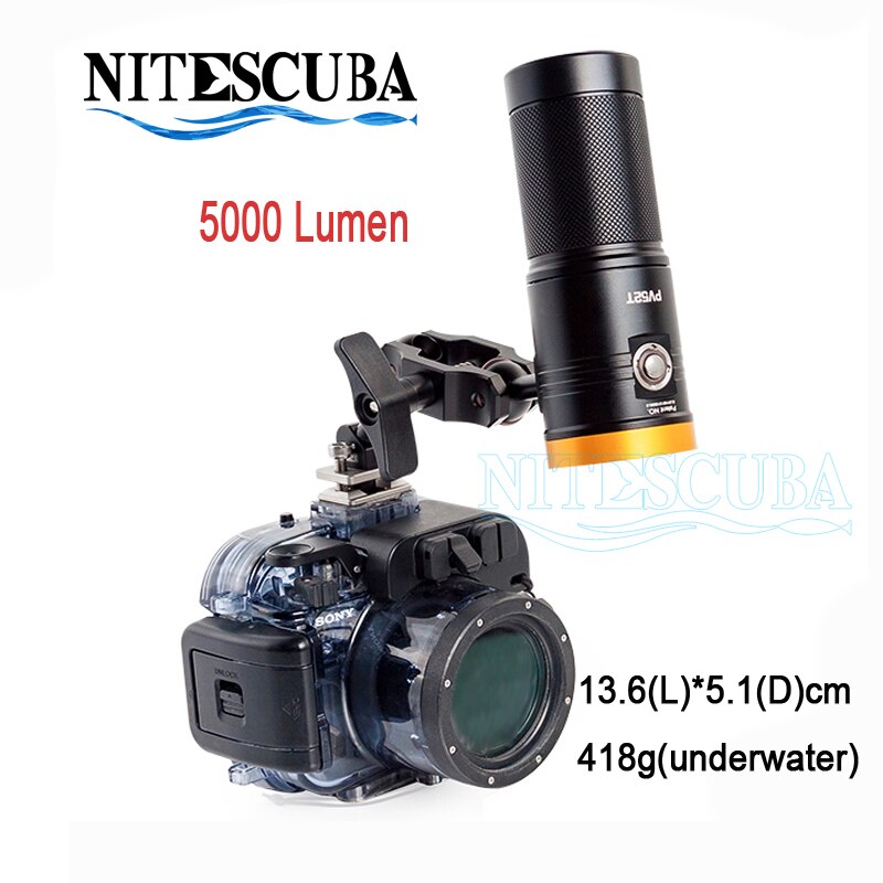 Scubalamp PV52T Diving Video Light-nitescuba