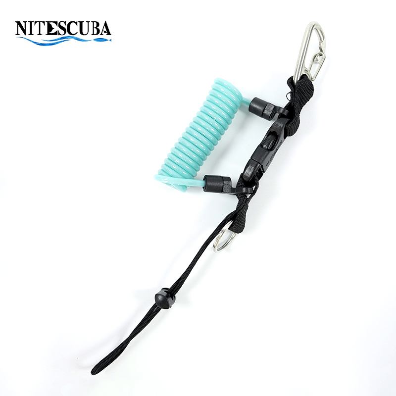 316 Anti-lost Spiral Spring Coil Camera Lanyard Clip Buckle