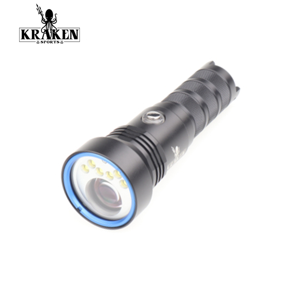 Kraken NR-LEP01 8 Watt Spott, 2500 Lumen Flood Used for underwater exploration and illumination