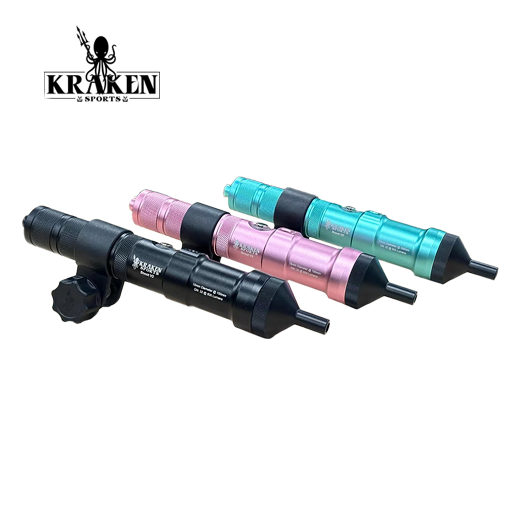 Kraken Snoot V2 800 Lumen Diving Light Portable Flashlight with Multiple Colors-nitescuba