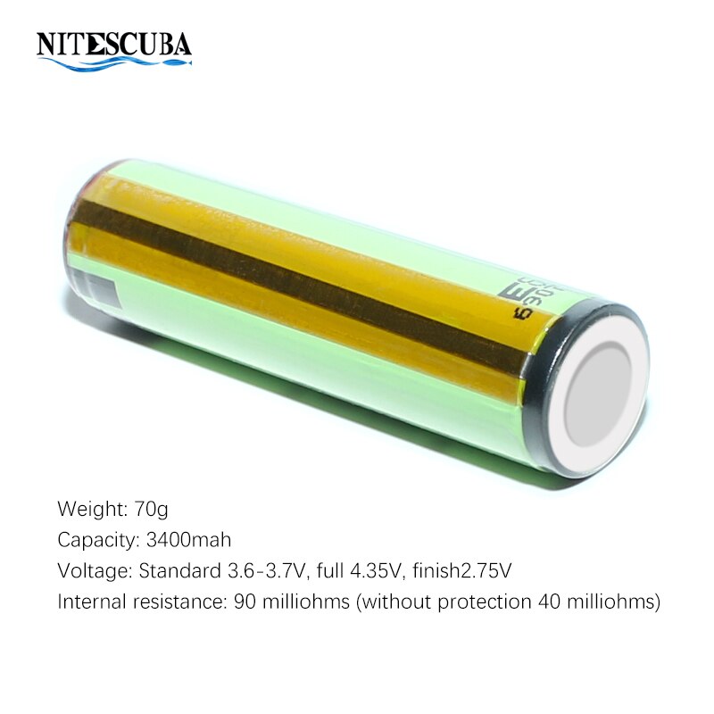 NCR18650B 3400mah Original protected For Panasonic 18650 3.7V-nitescuba