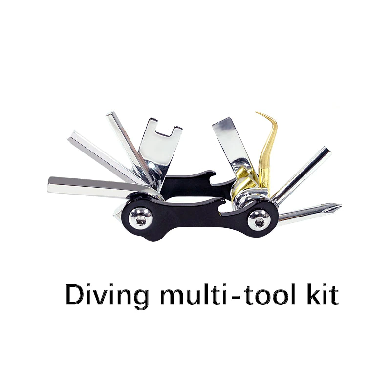 Multiple Tool Kit Portable Folding Key 316 Stainless Steel-nitescuba