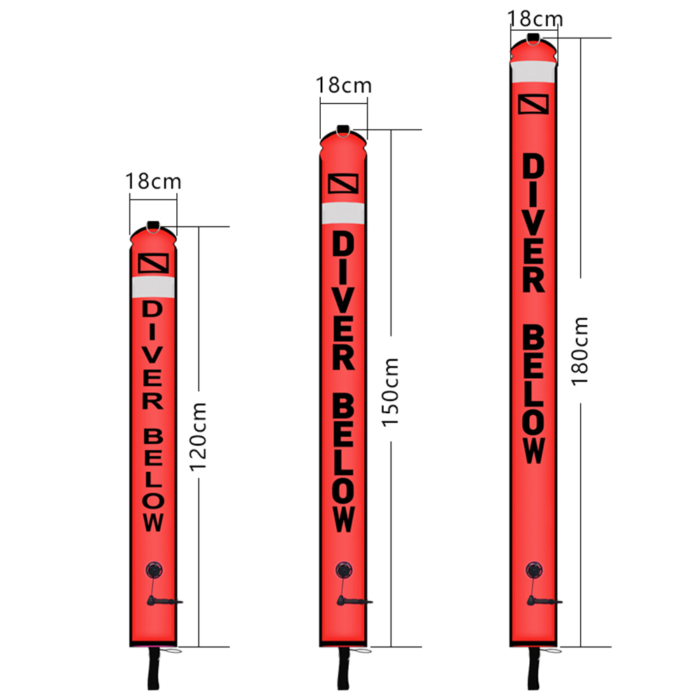 High quality diving SMB inflatable color buoy | Nitescuba