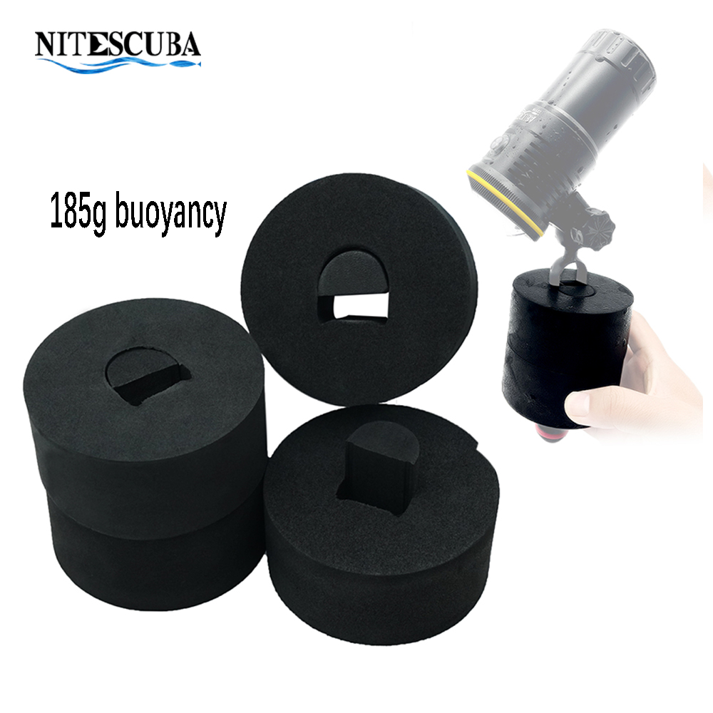 NiteScuba FAXS/FAXM float block Suitable for diving light arm helps to reduce the weight of diving equipment-nitescuba