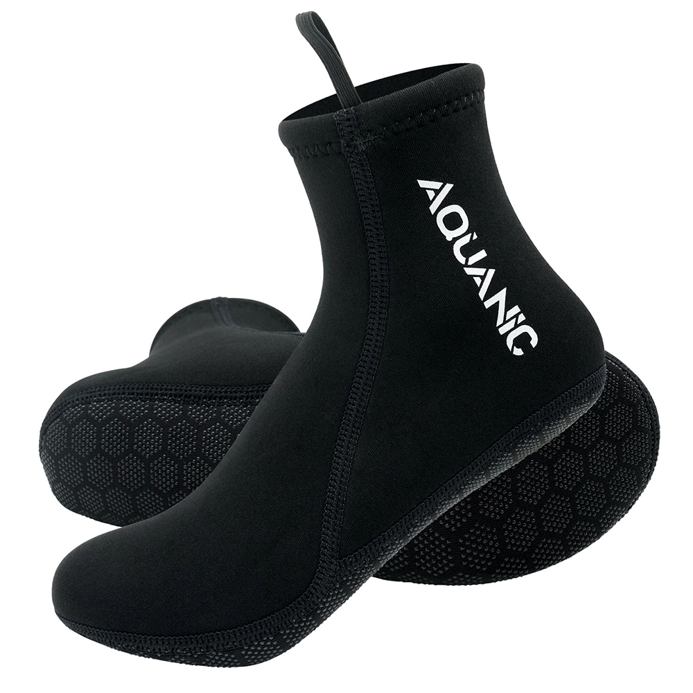 AQUANIC | Men&Women 3mm elastic anti slip mid top diving socks