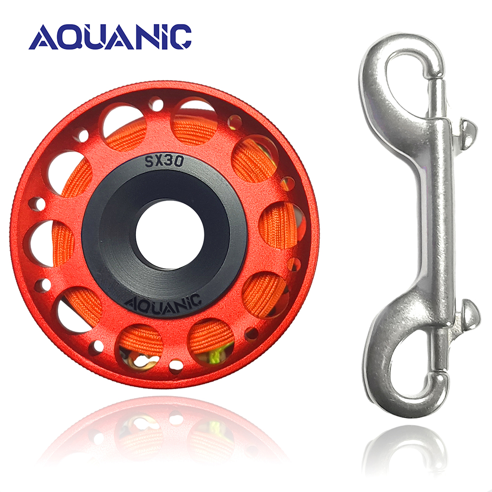 AQUANIC | 30m Corrosion resistant aluminum alloy diving reel