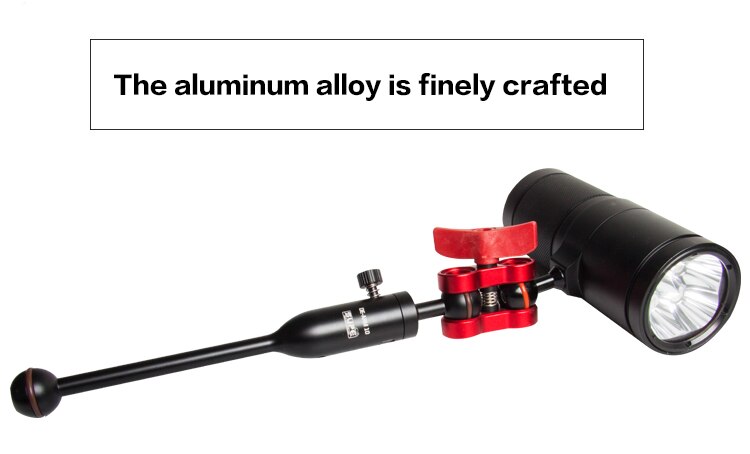 NiteScuba Diving detachable arm for strobe light-nitescuba