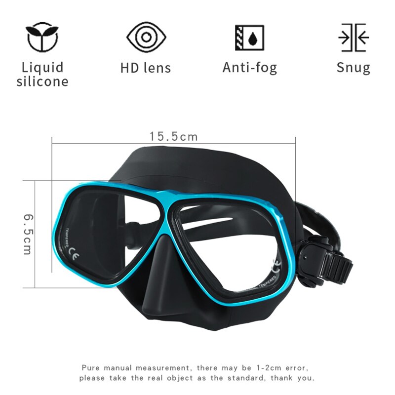 Free Diving Goggles Mask Similar Apollo Alloy-nitescuba