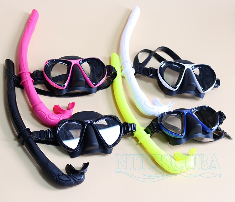 NiteScuba All Silicone Foldable Breathing Dive Wet-Snokel-nitescuba