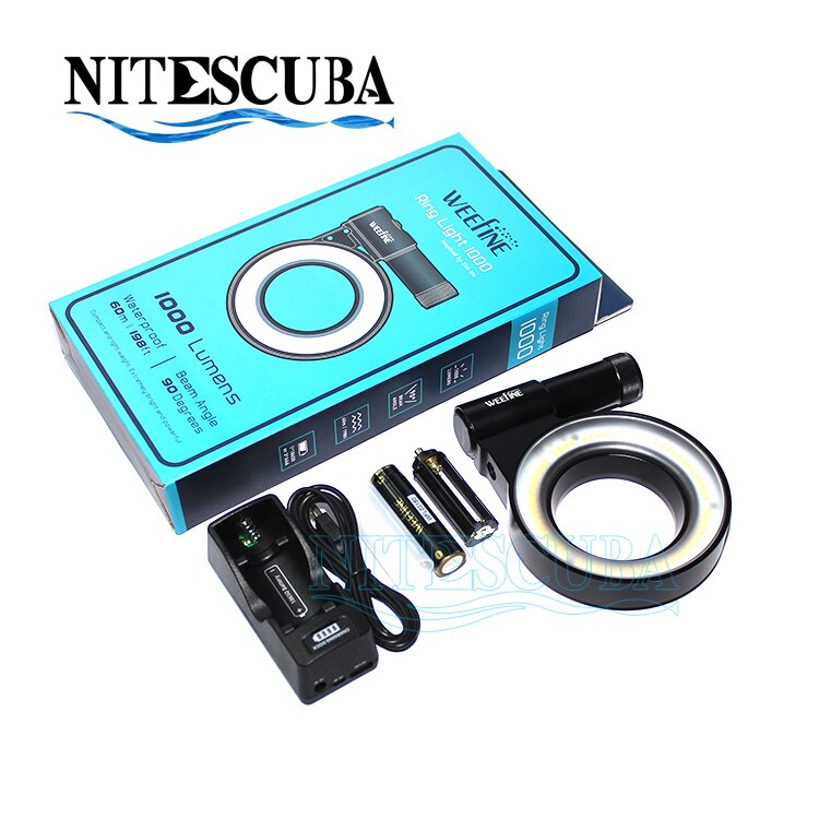 Nitescuba Diving Photography Marco Combo Kit 1000 Lumen Ring Light  Close Up Lens Camera Tray  Bracket Sony Rx-100 Tg6 Housing-nitescuba