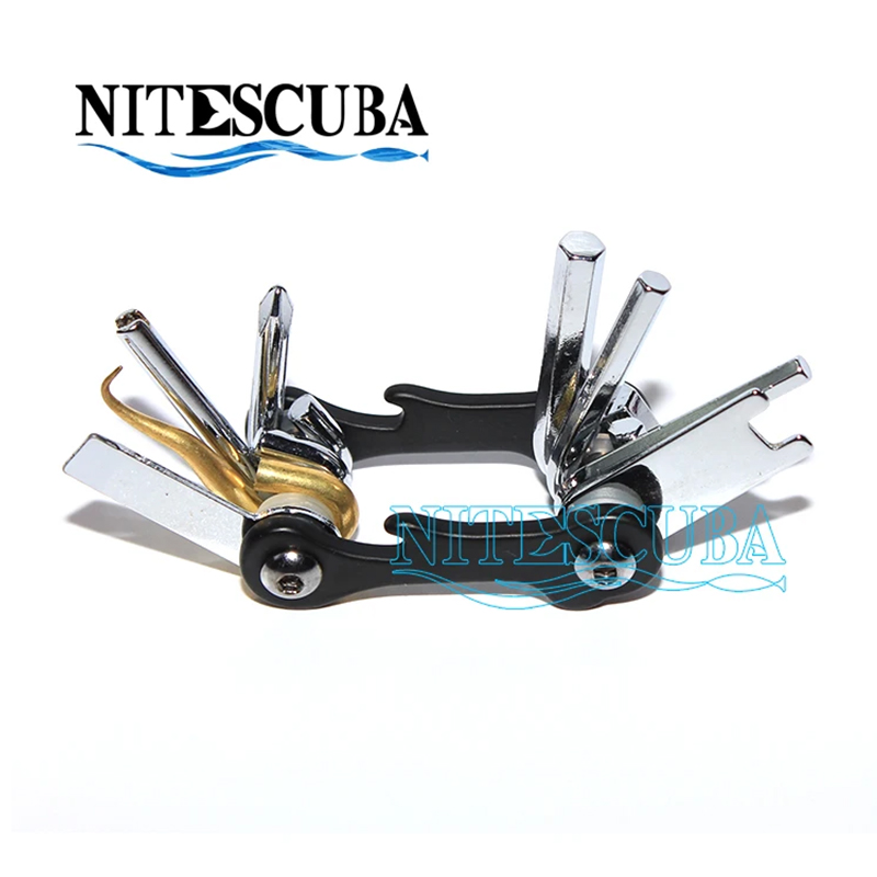 NiteScuba Portable Folding Multi-Tool Key (316 Stainless Steel)