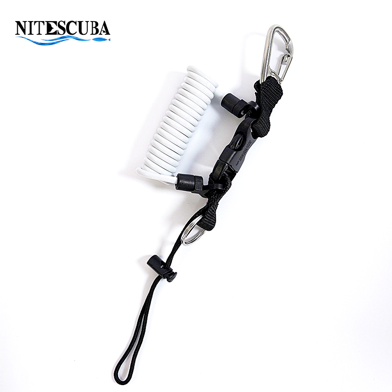 316 Anti-lost Spiral Spring Coil Camera Lanyard Clip Buckle