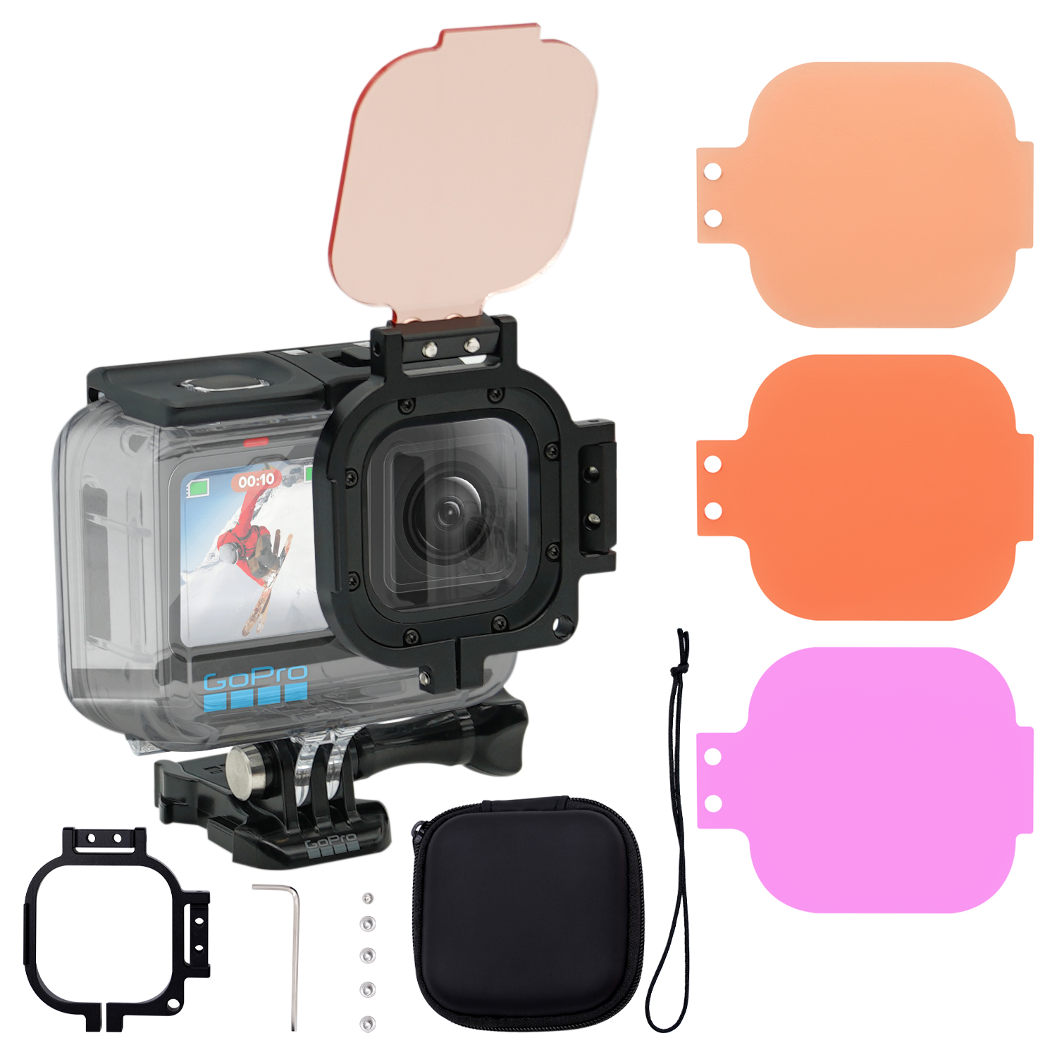 Aquanic SX40 mutil color filter for gopro
