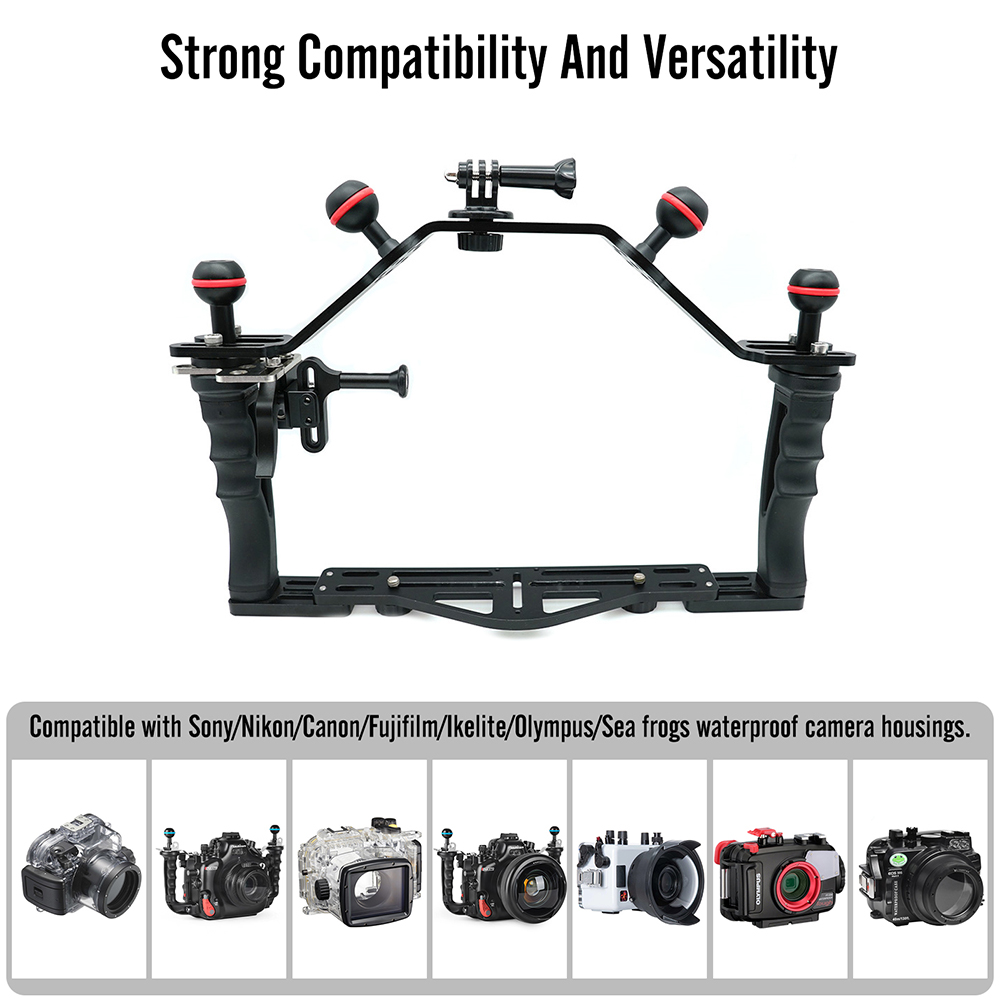 Nitescuba Diving Camera Housing Tray Bracket Set