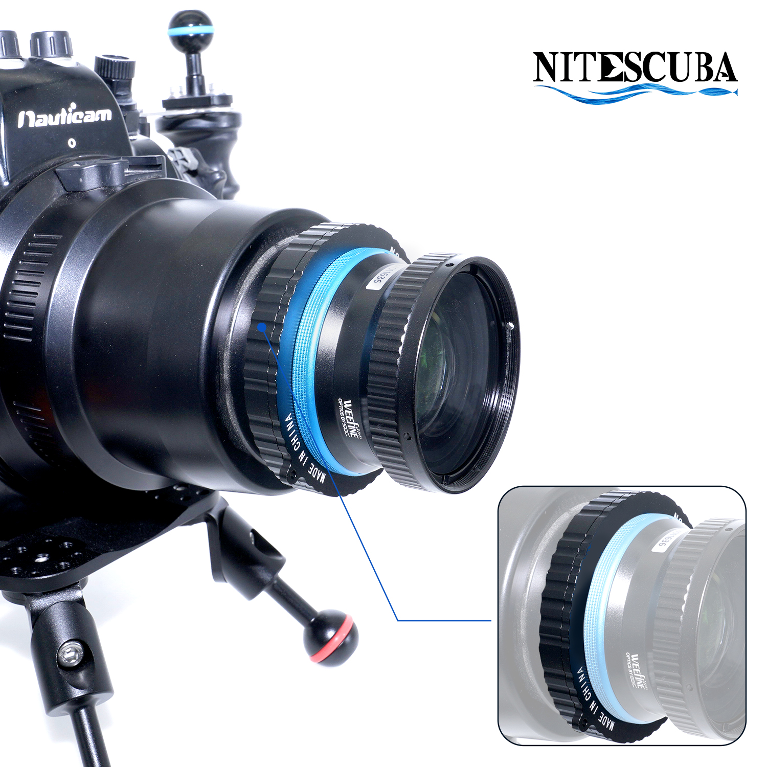 NITESCUBA NS-M67QS Magnetic ring for M67 lens quick release