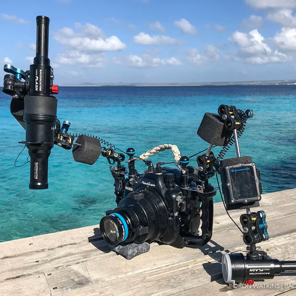 Backscatter Mini Flash 2 Underwater Compact Strobe Mf-2 Snoot Macro Photography Flashlight