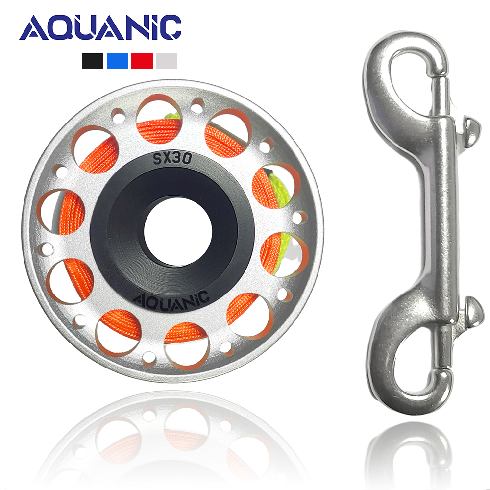 AQUANIC | 30m Corrosion resistant aluminum alloy diving reel