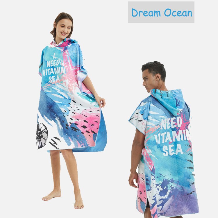 NiteScuba Microfiber Printing Changing Robe Bath Towel