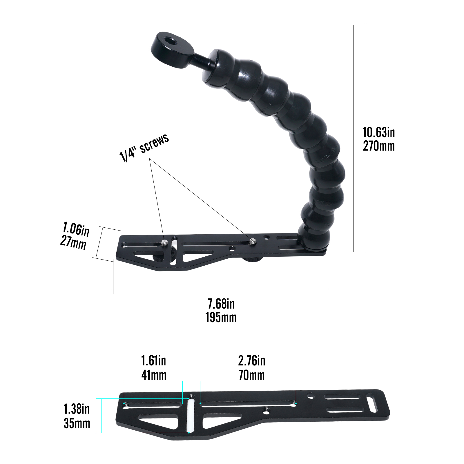Aquanic AS062 Flexible arm